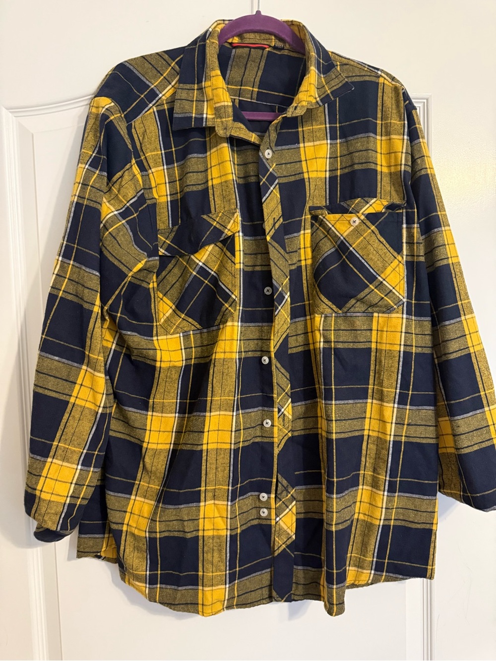 Alimens & gentle men’s button down regular fit long sleeve plaid flannel casual